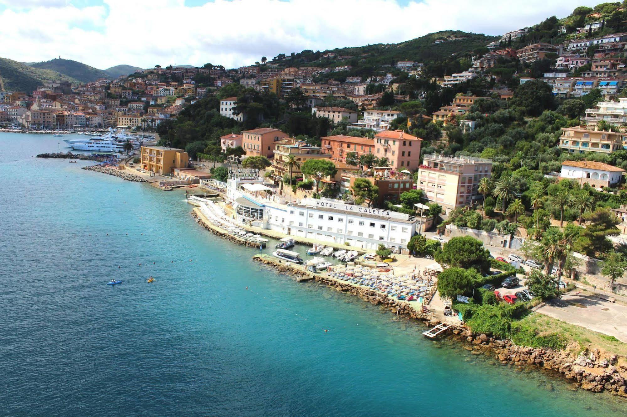 Hotel La Caletta Порто Санто Стефано Экстерьер фото