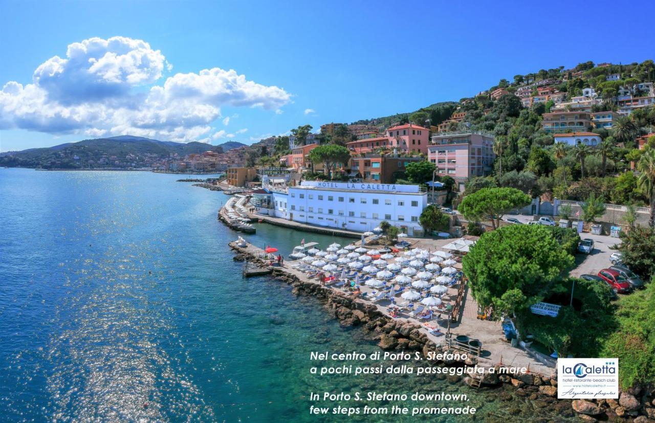 Hotel La Caletta Порто Санто Стефано Экстерьер фото